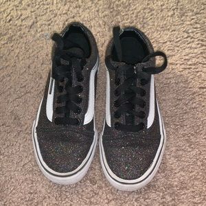 Girls glitter vans